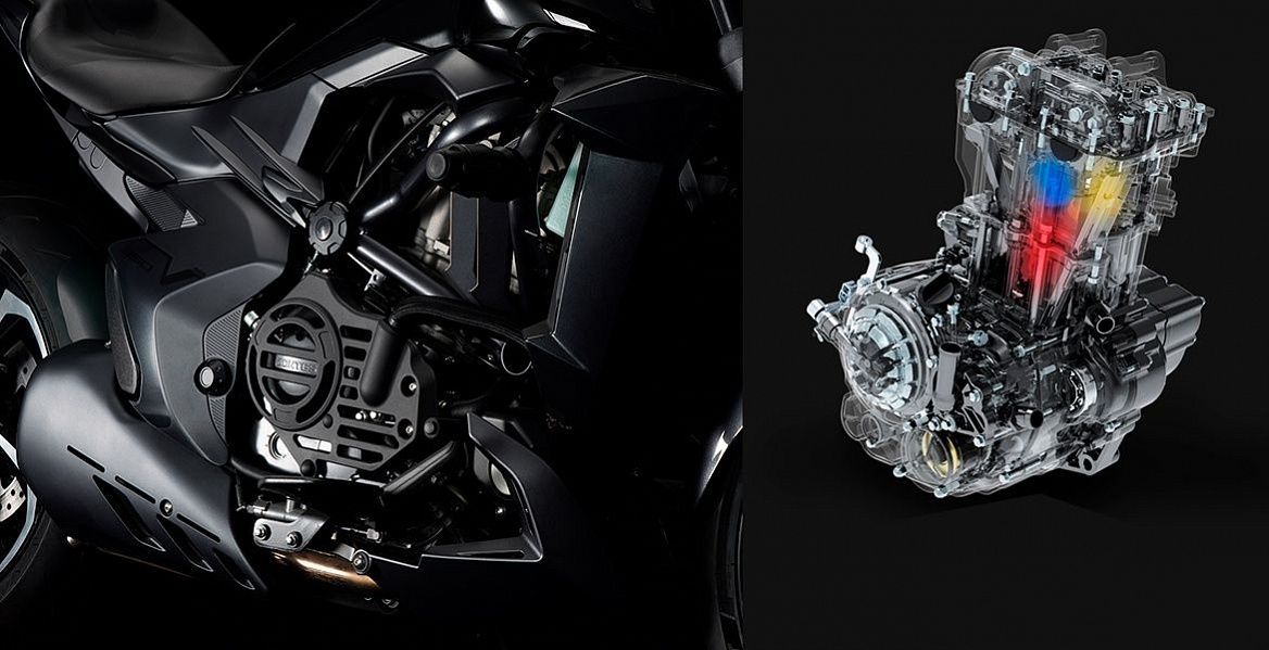 Двигатель Мотоцикл ZONTES ZT 350-V1