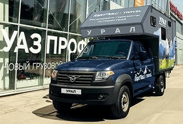 Автодом 4×4 «УРАЛ» на базе УАЗ Профи с двухрядной кабиной