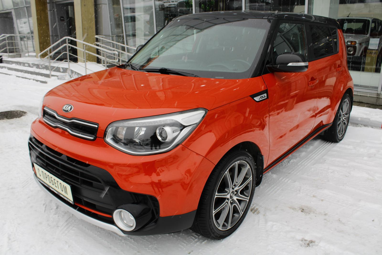 Купить Kia Soul / 1.6 AMT (204 л.с.) / Автомат робот 78803 км пробег /  Передний / красный с пробегом