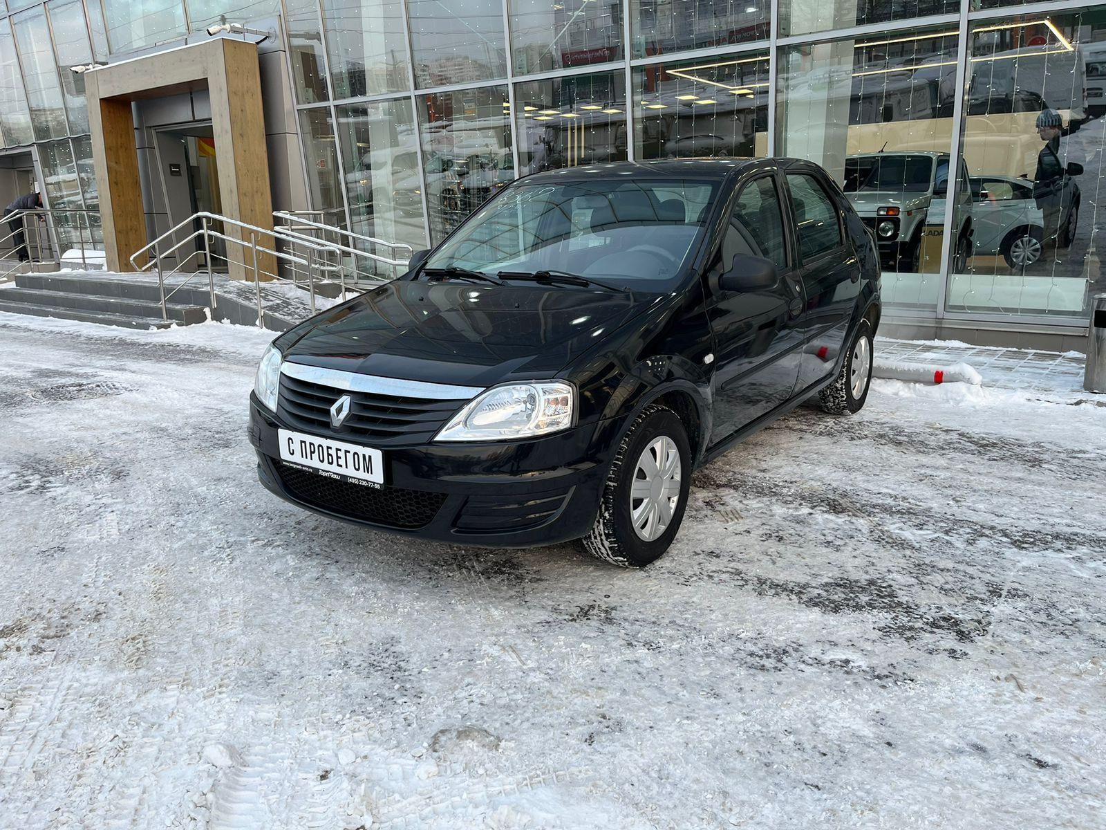 Купить Renault Logan / 1.4 MT (75 л.с.) / Механическая 167520 км пробег /  Передний / черный с пробегом